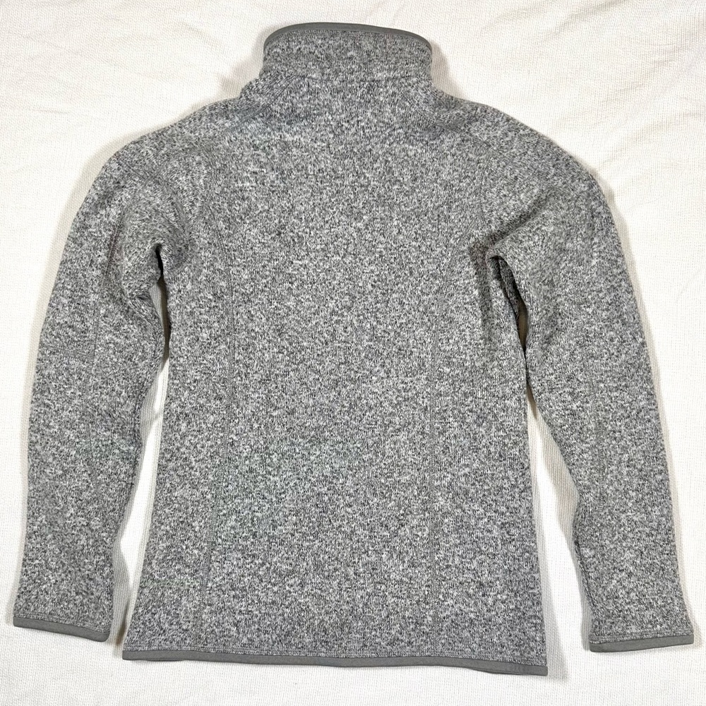 PATAGONIA Better Sweater Gray Quarter Zip Pullover XS - Picture 4 of 7